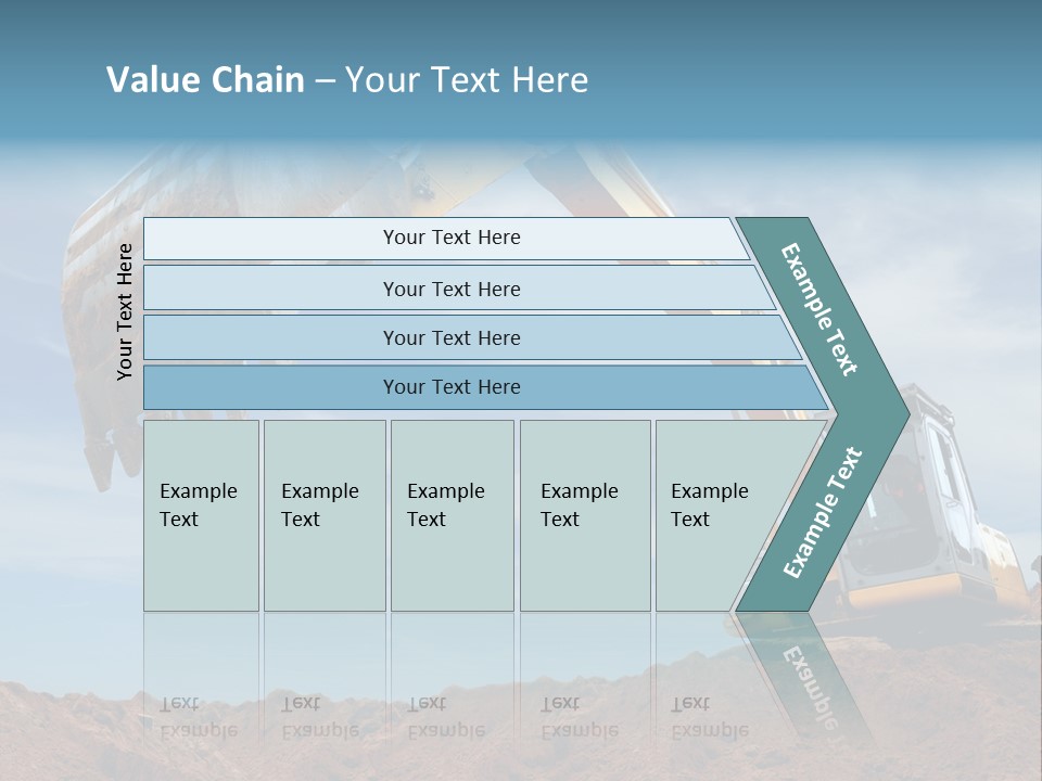 Shovel Land Working PowerPoint Template