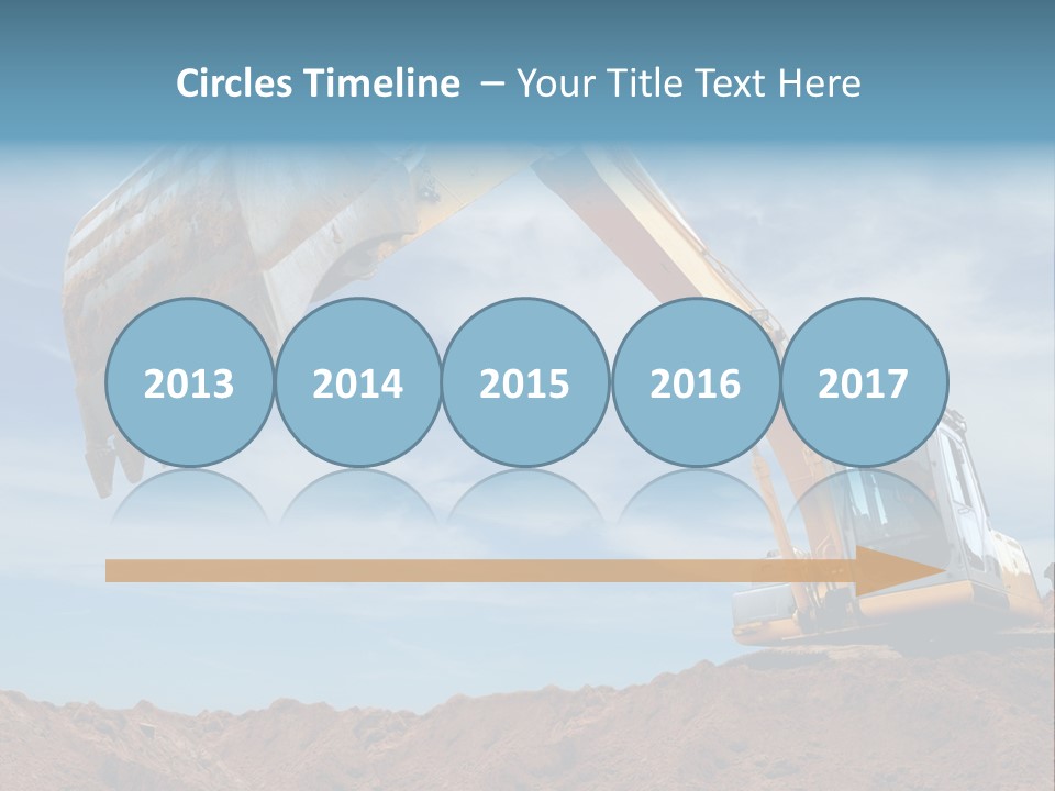 Shovel Land Working PowerPoint Template