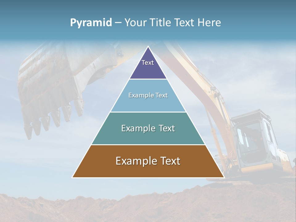 Shovel Land Working PowerPoint Template
