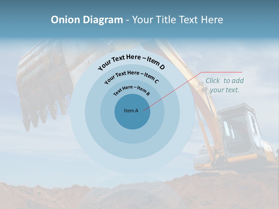 Shovel Land Working PowerPoint Template