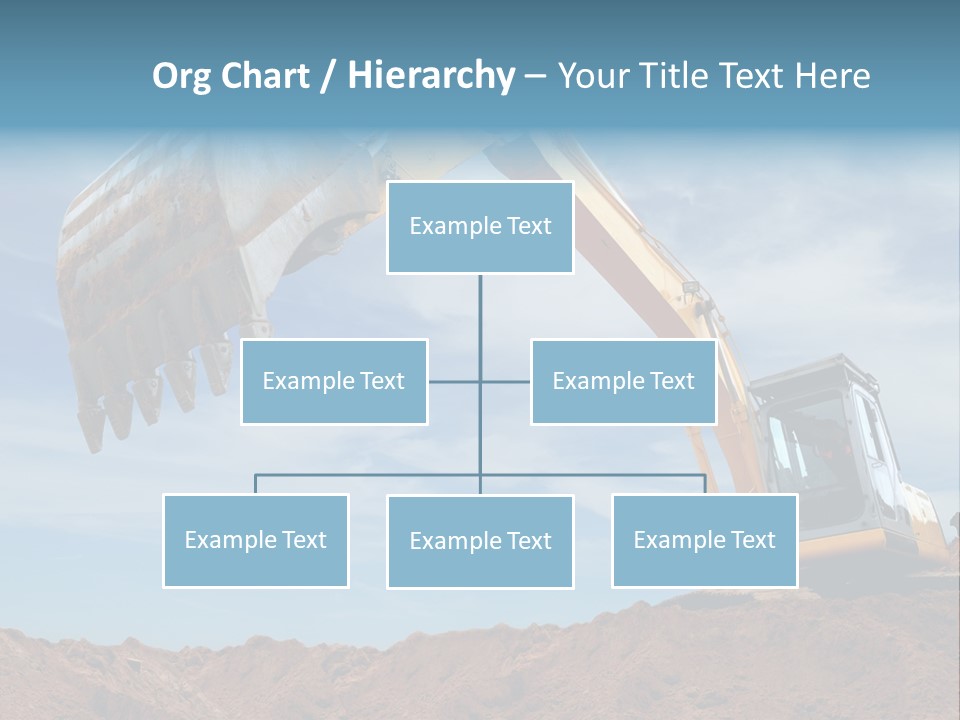 Shovel Land Working PowerPoint Template