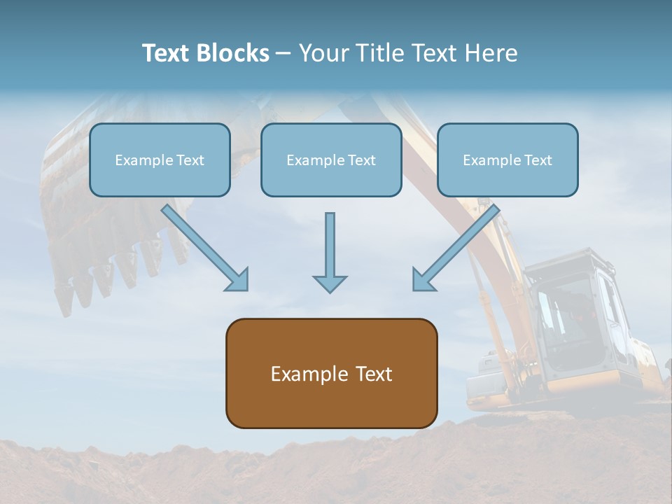 Shovel Land Working PowerPoint Template
