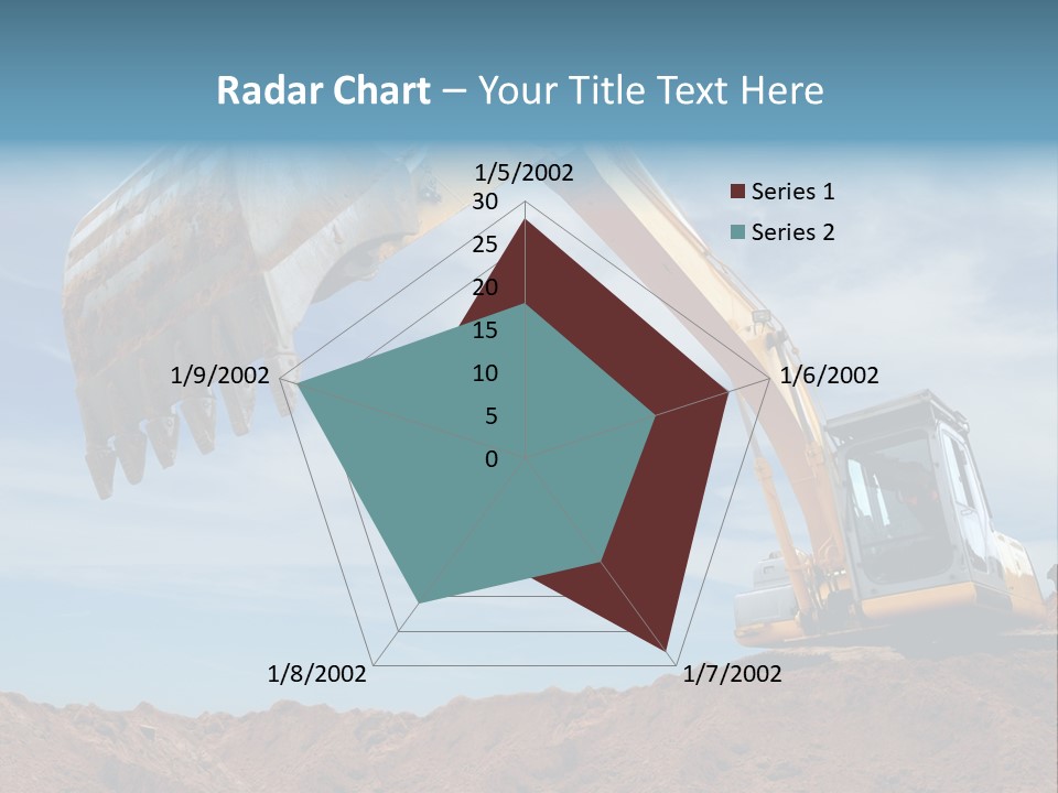 Shovel Land Working PowerPoint Template