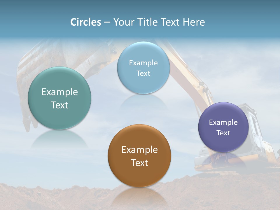 Shovel Land Working PowerPoint Template