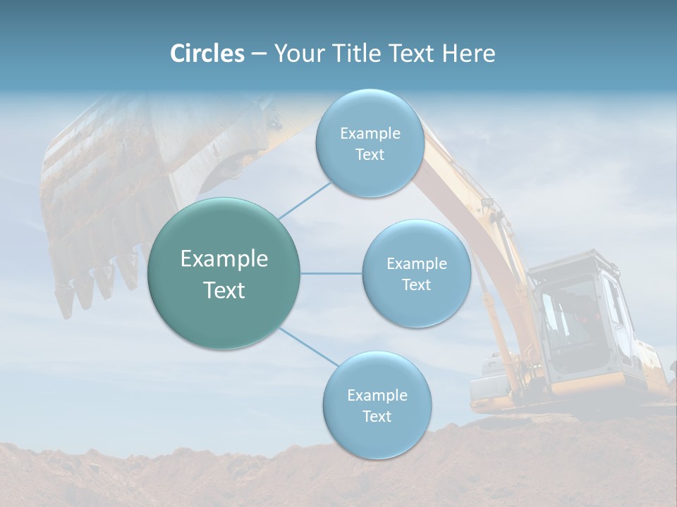 Shovel Land Working PowerPoint Template