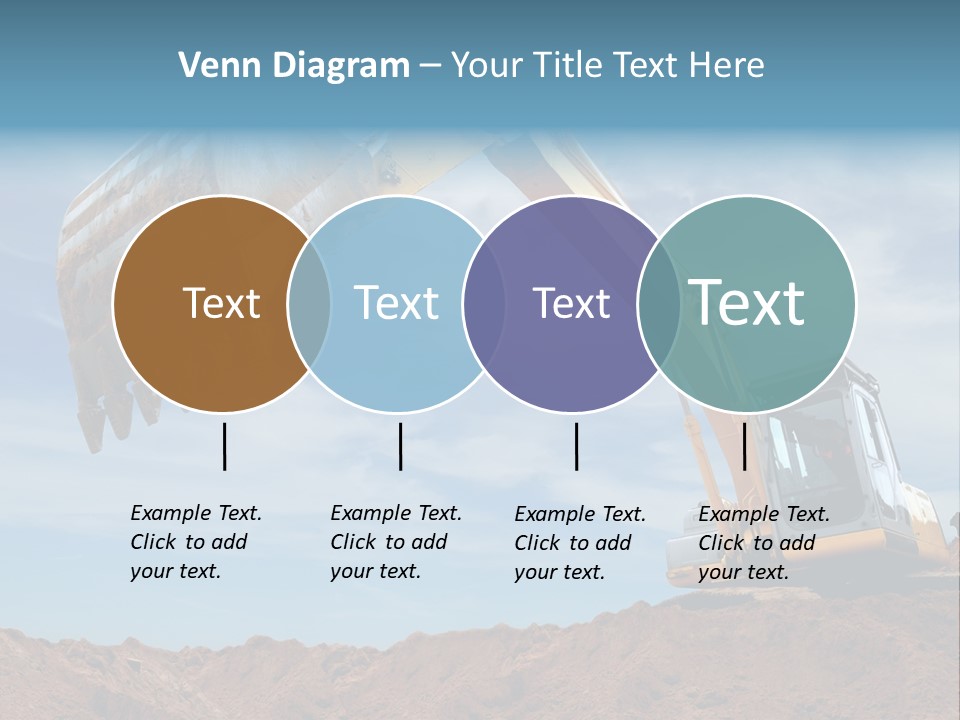 Shovel Land Working PowerPoint Template