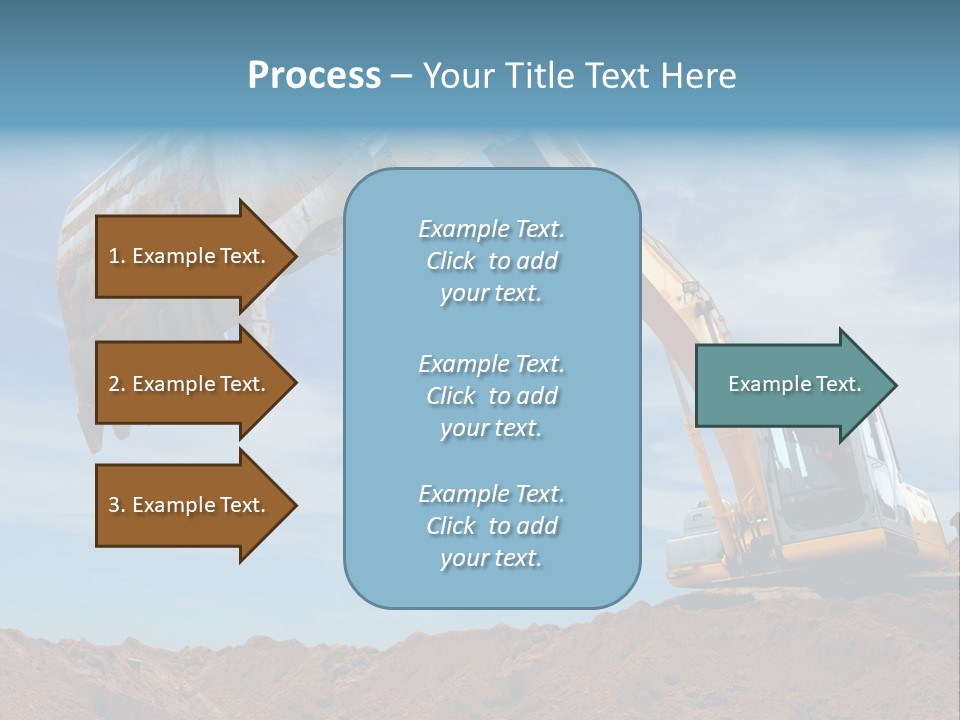 Shovel Land Working PowerPoint Template