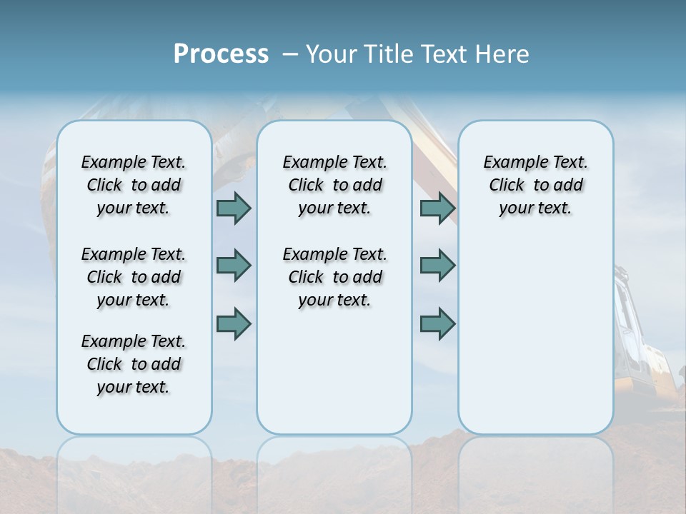 Shovel Land Working PowerPoint Template