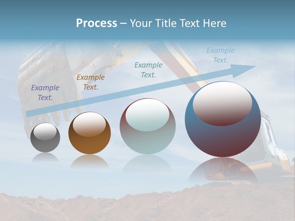 Shovel Land Working PowerPoint Template