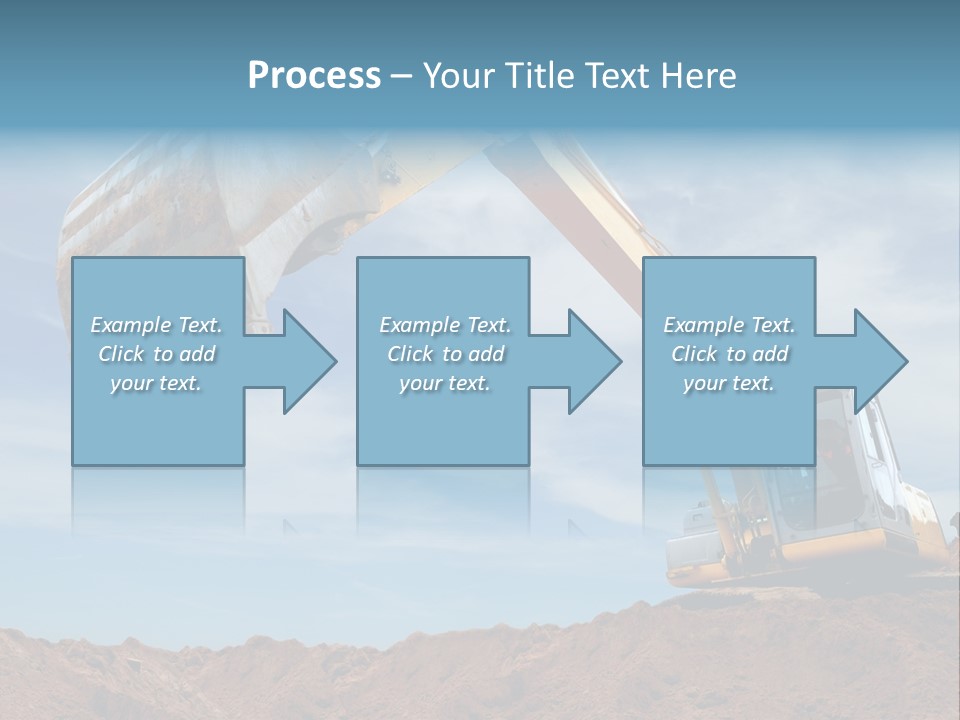 Shovel Land Working PowerPoint Template