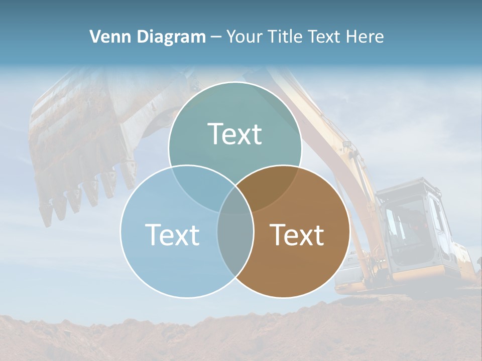 Shovel Land Working PowerPoint Template