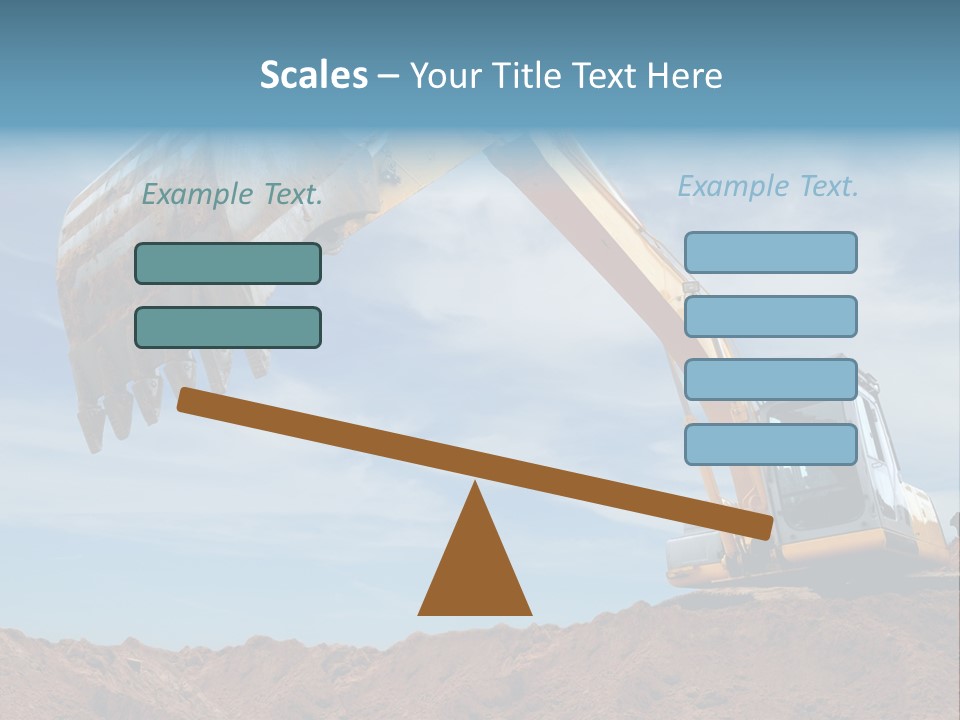 Shovel Land Working PowerPoint Template