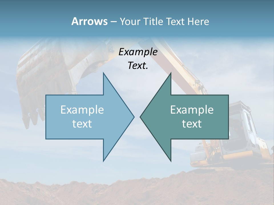 Shovel Land Working PowerPoint Template