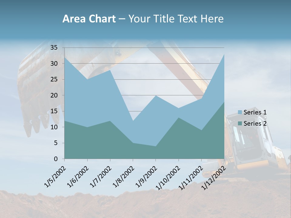 Shovel Land Working PowerPoint Template
