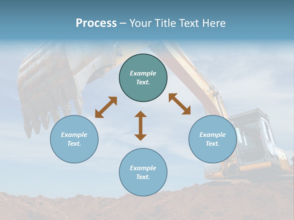 Shovel Land Working PowerPoint Template