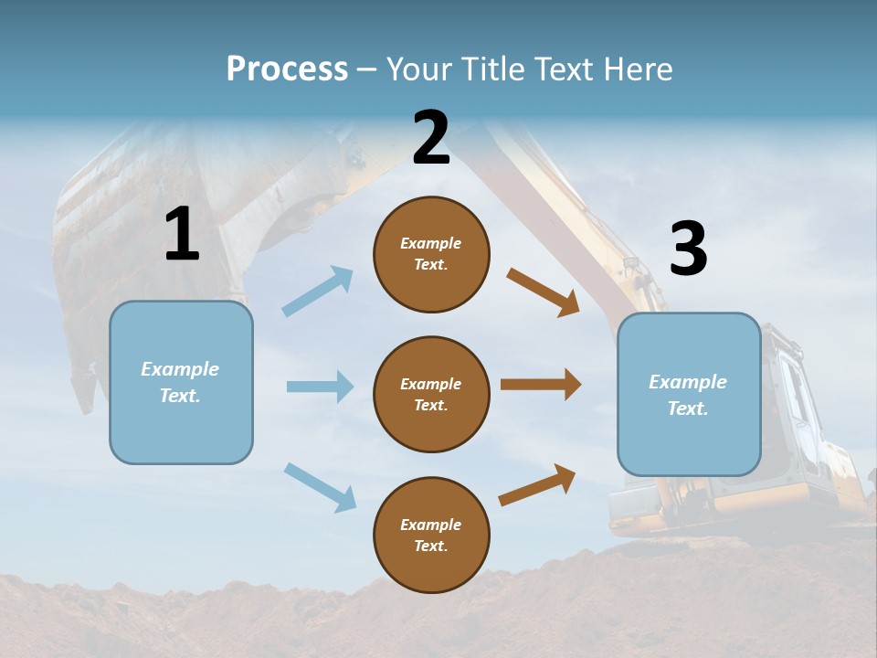 Shovel Land Working PowerPoint Template