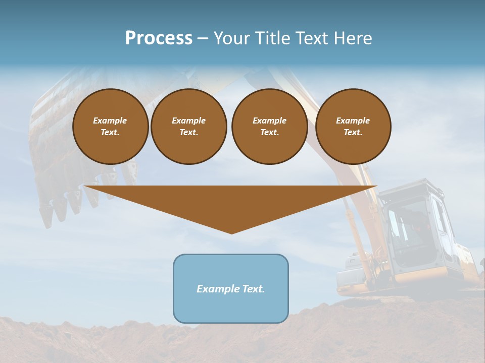 Shovel Land Working PowerPoint Template