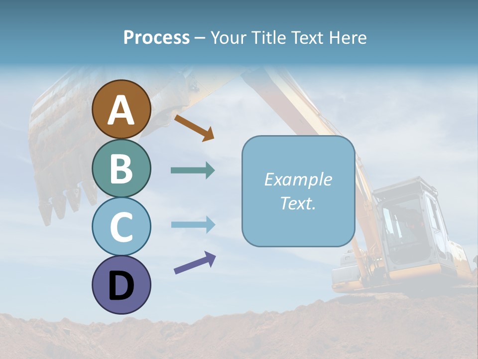 Shovel Land Working PowerPoint Template