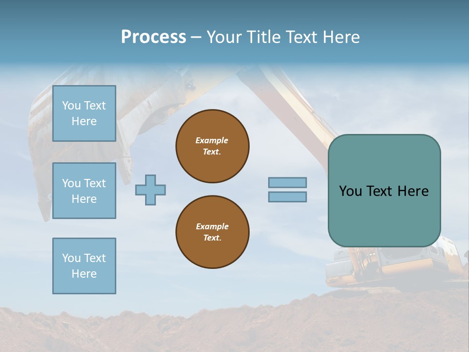 Shovel Land Working PowerPoint Template
