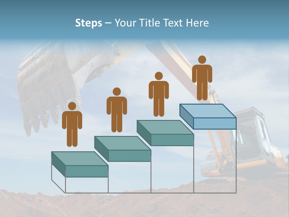 Shovel Land Working PowerPoint Template