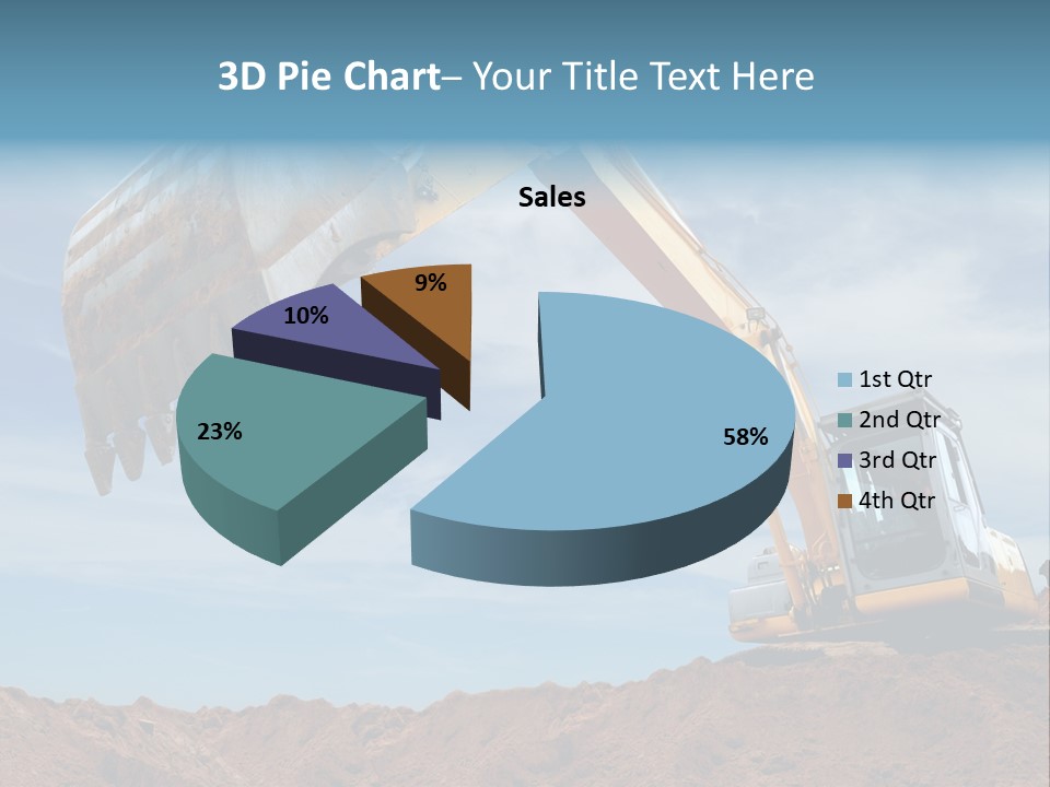 Shovel Land Working PowerPoint Template