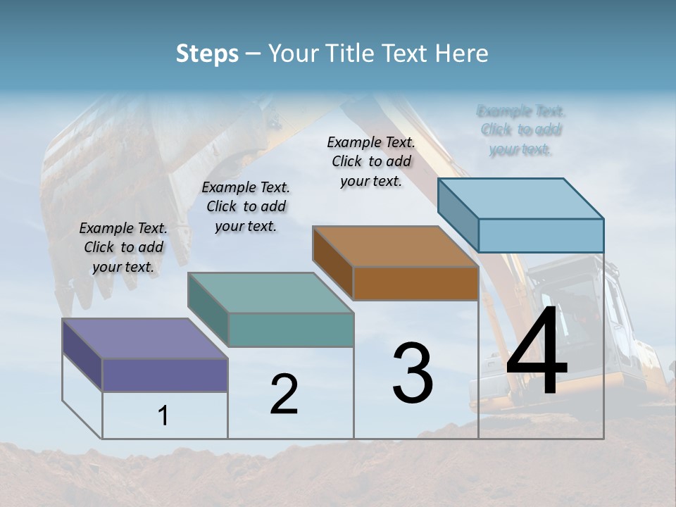 Shovel Land Working PowerPoint Template