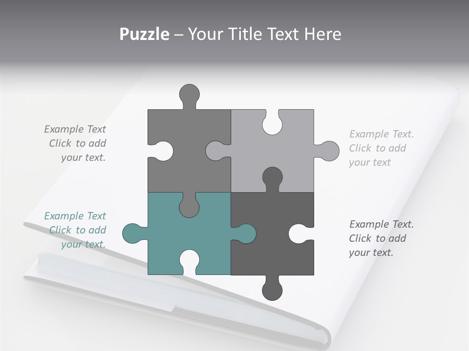 Empty Copy Brochure PowerPoint Template