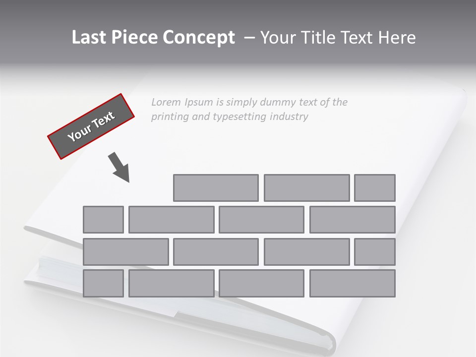 Empty Copy Brochure PowerPoint Template