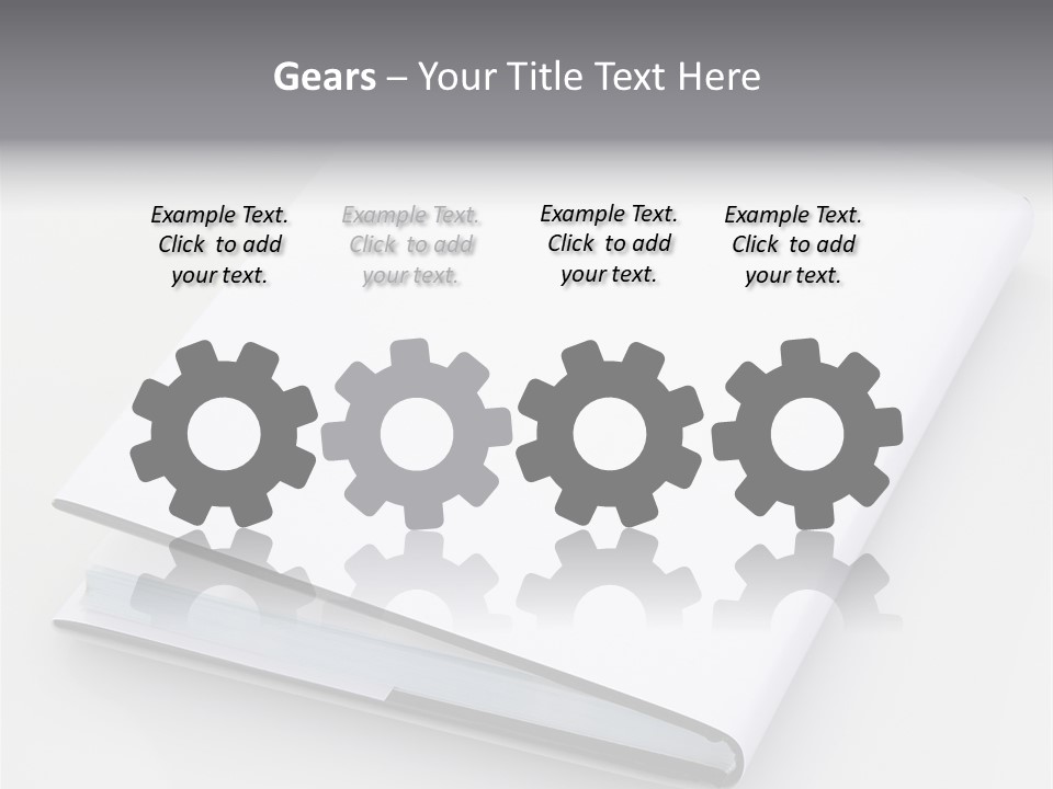 Empty Copy Brochure PowerPoint Template