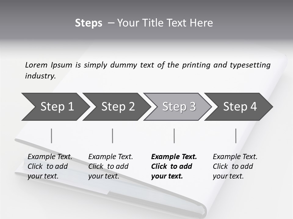 Empty Copy Brochure PowerPoint Template