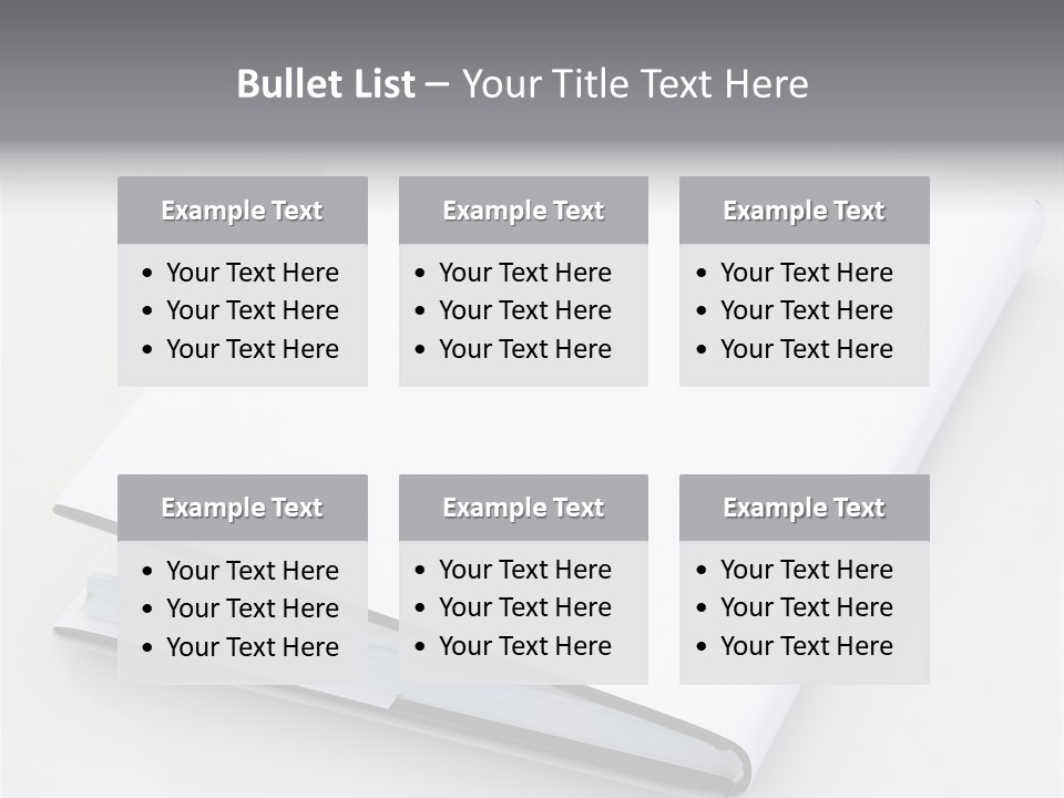 Empty Copy Brochure PowerPoint Template
