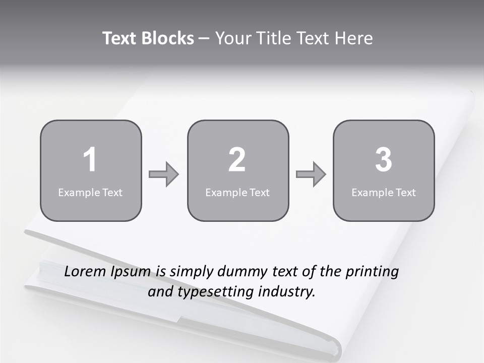 Empty Copy Brochure PowerPoint Template