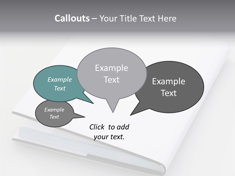 Empty Copy Brochure PowerPoint Template