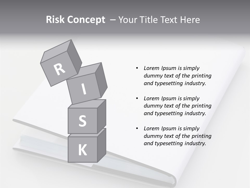 Empty Copy Brochure PowerPoint Template