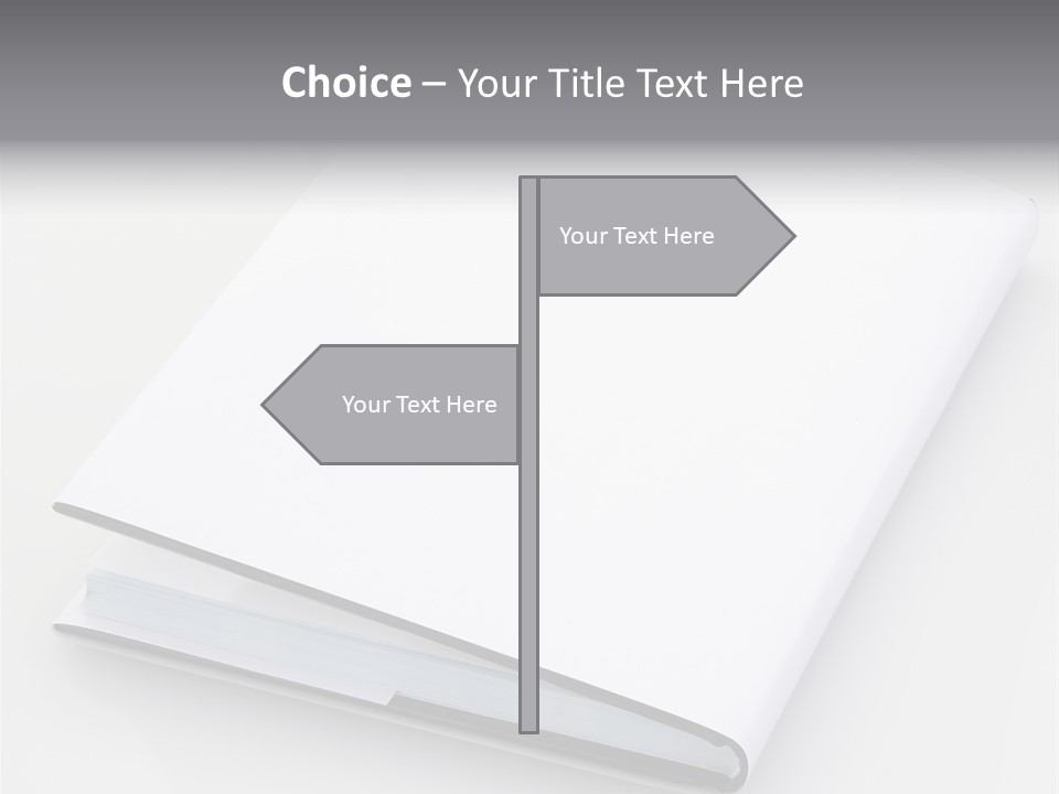 Empty Copy Brochure PowerPoint Template
