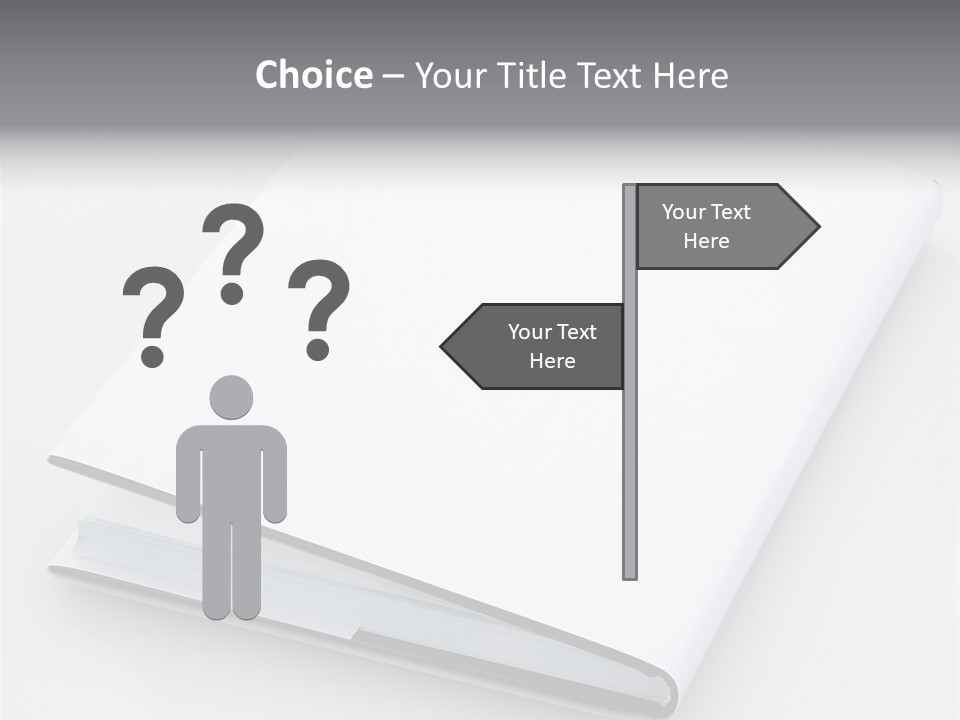 Empty Copy Brochure PowerPoint Template