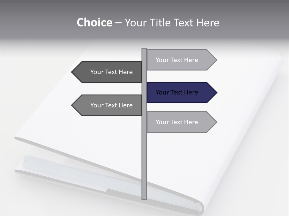 Empty Copy Brochure PowerPoint Template