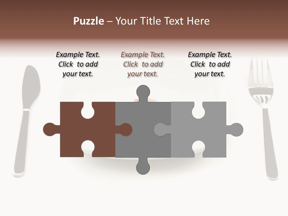 Addiction Knife Nutrition PowerPoint Template