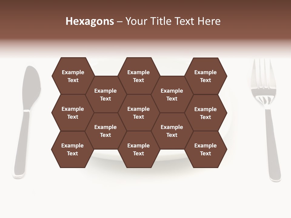 Addiction Knife Nutrition PowerPoint Template