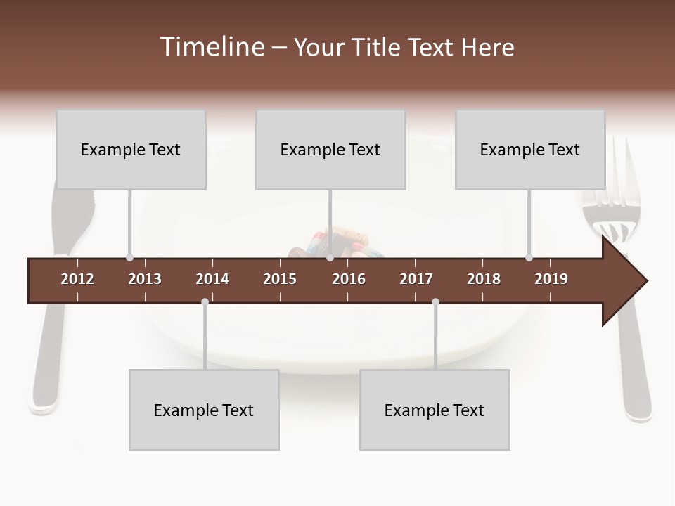 Addiction Knife Nutrition PowerPoint Template