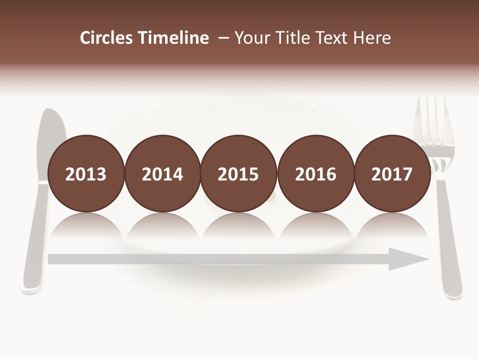 Addiction Knife Nutrition PowerPoint Template