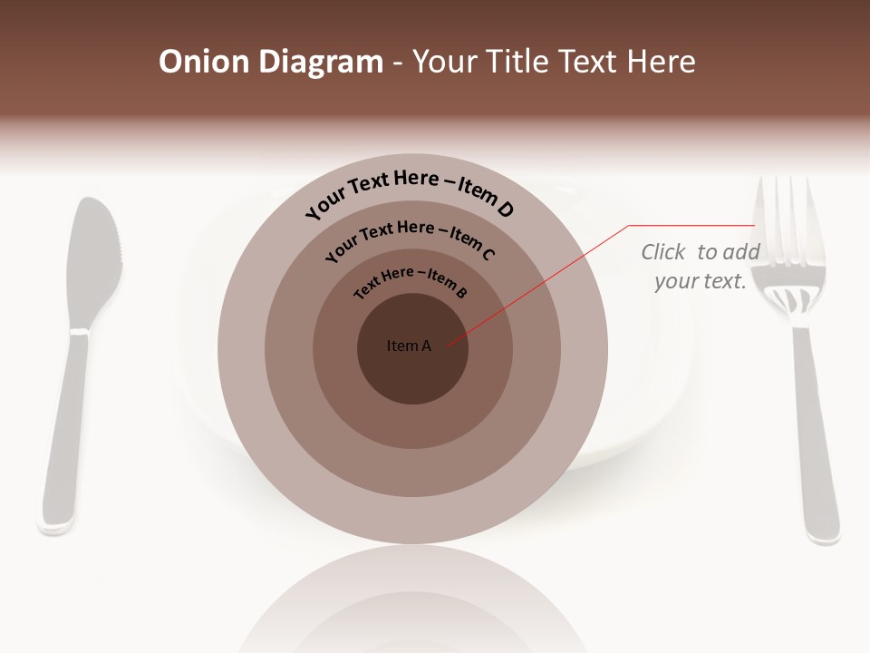 Addiction Knife Nutrition PowerPoint Template