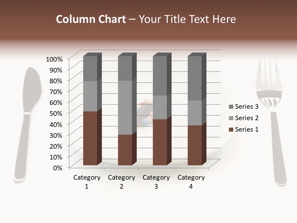 Addiction Knife Nutrition PowerPoint Template