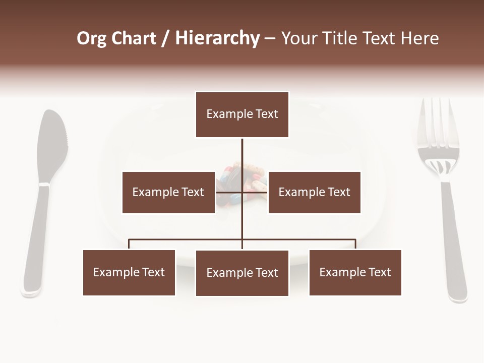 Addiction Knife Nutrition PowerPoint Template