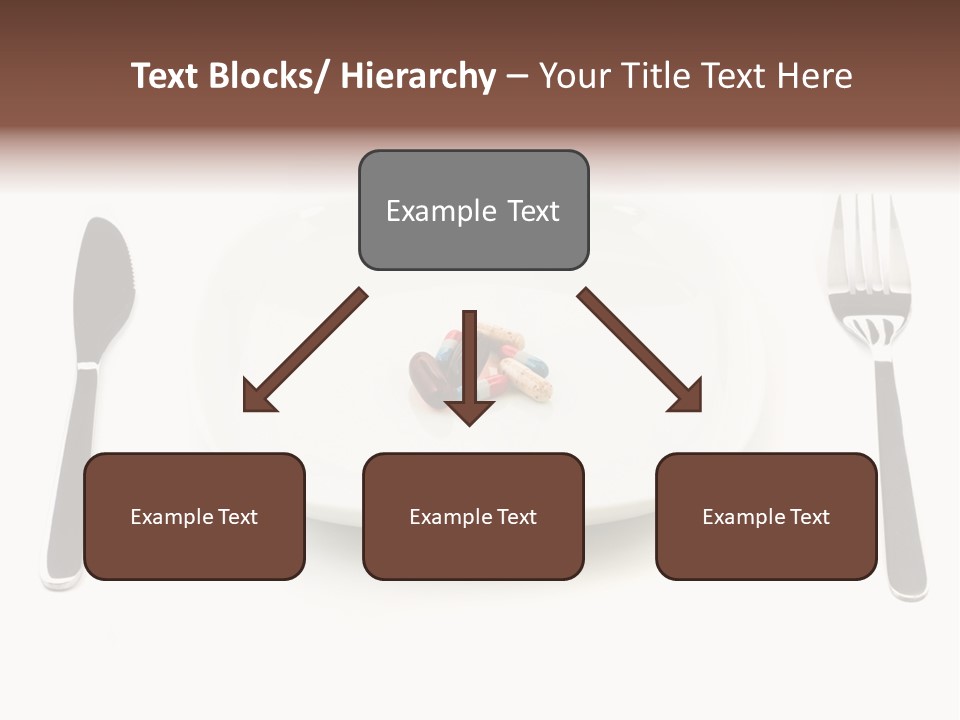 Addiction Knife Nutrition PowerPoint Template