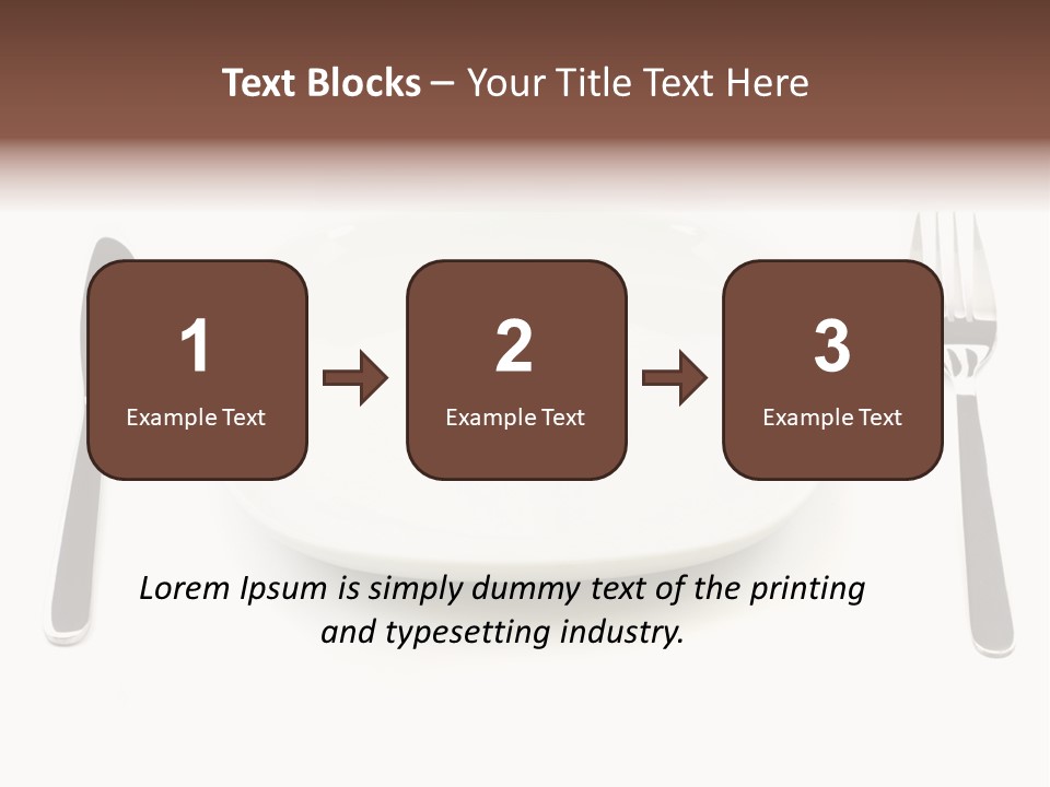 Addiction Knife Nutrition PowerPoint Template