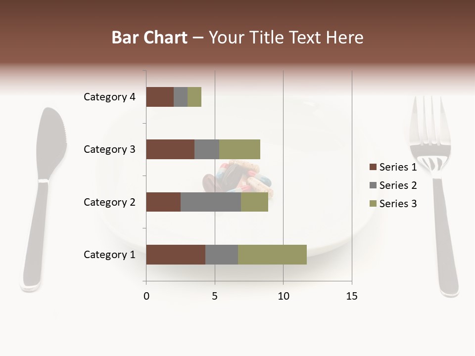 Addiction Knife Nutrition PowerPoint Template