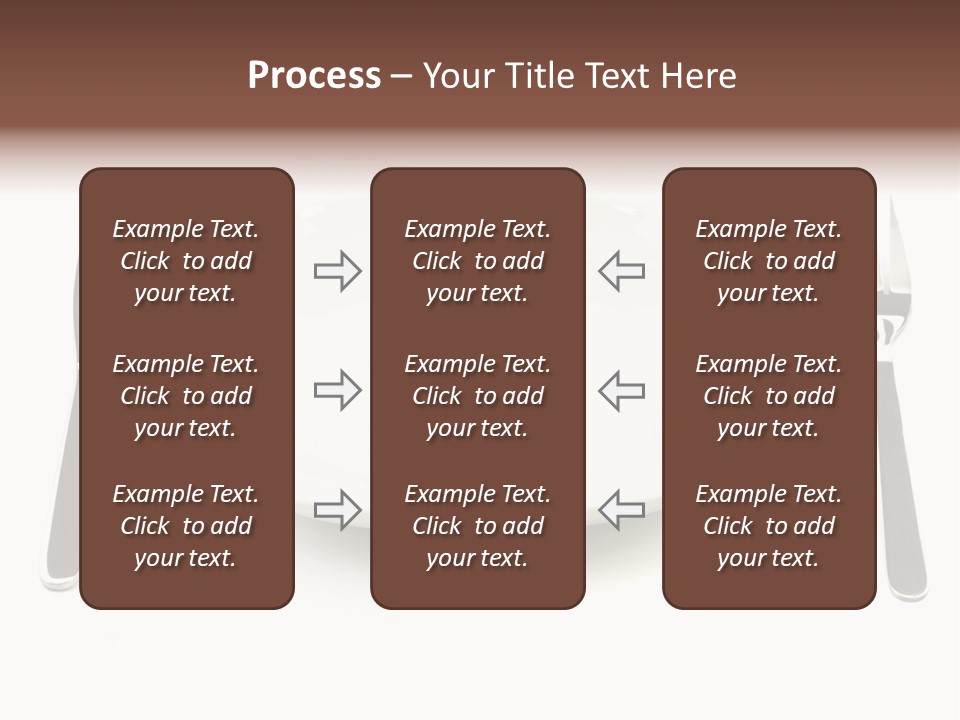 Addiction Knife Nutrition PowerPoint Template