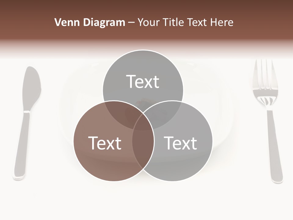 Addiction Knife Nutrition PowerPoint Template