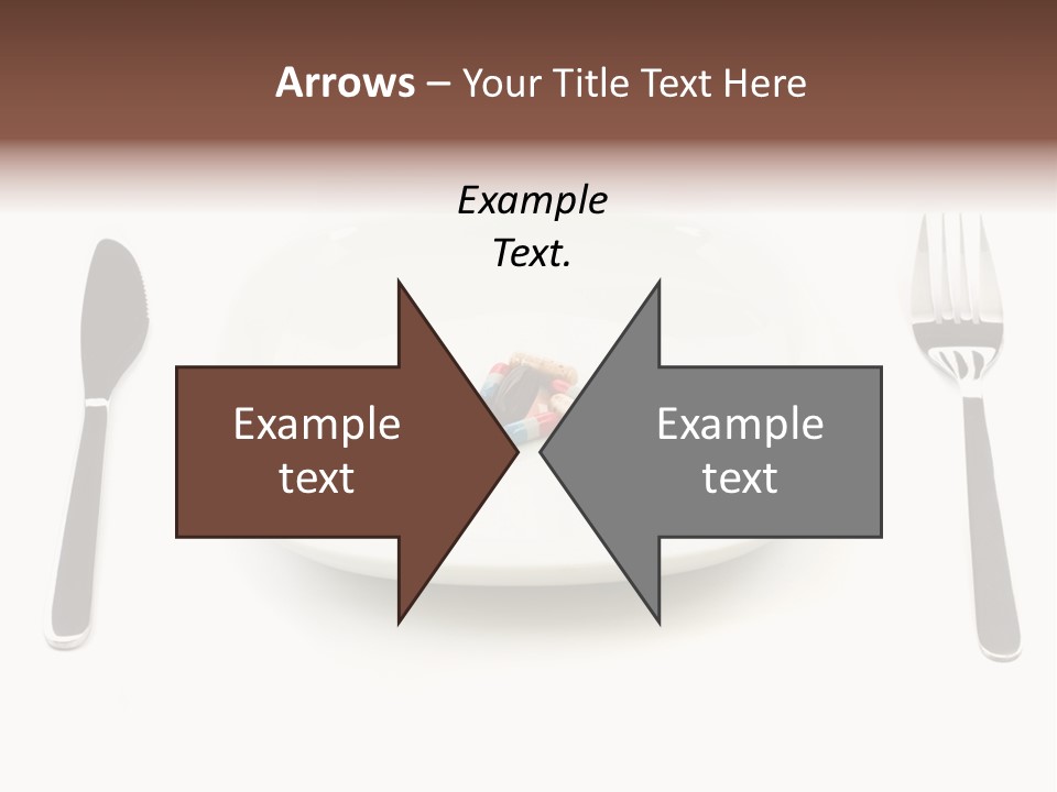 Addiction Knife Nutrition PowerPoint Template